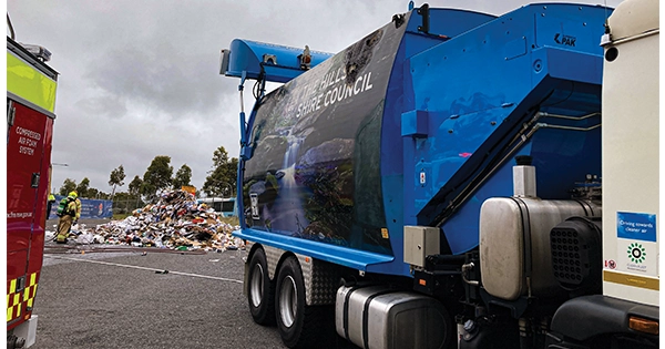While the incident is still under investigation, the likely cause is due to the incorrect disposal of hazardous waste, such as a lithium battery.