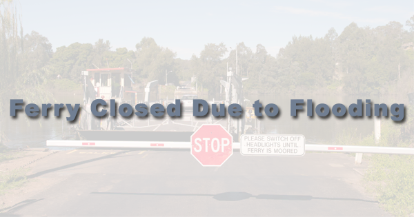Ferry Closed Due to Flooding