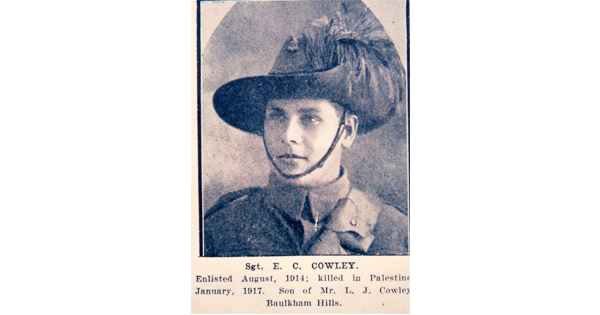 Sgt. E. C. Cowley