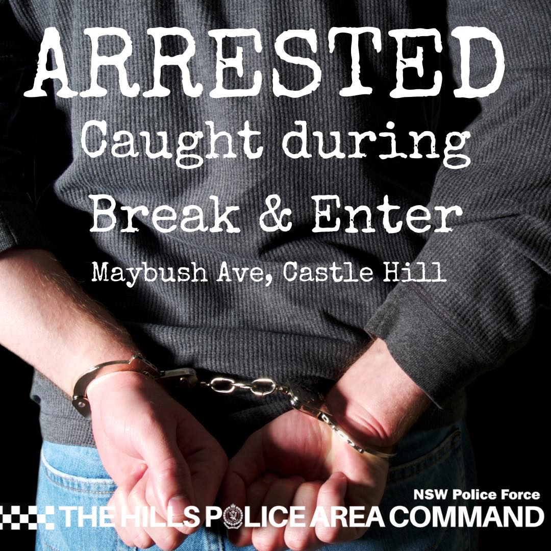 Castle Hill arrest Hills Police
