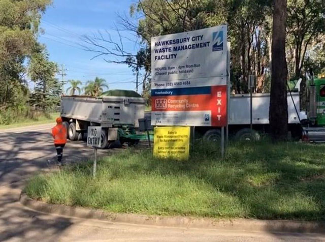 Flood Waste Collection Flood Waste Hawkesbury