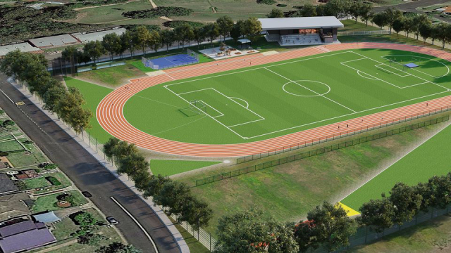 Field at Hobartville New Synthetic Field & Sports Hub For Hobartville