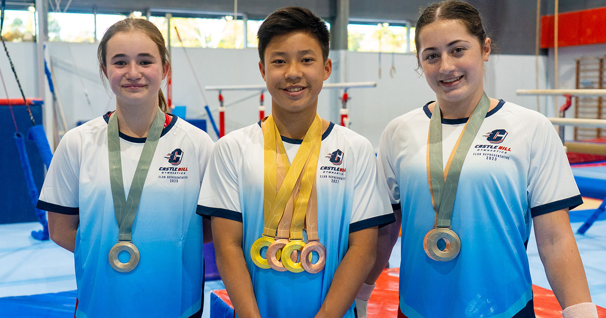Castle Hill Gymnastics - Champion Gymnasts Shine Castle Hill Gymnastics - Champion Gymnasts Shine - Castle Hill Gymnastics - Champion Gymnasts Shine Gymnastic Trio Maddie Jobey And Eva Castle Hill Gymnastics - Champion Gymnasts Shine