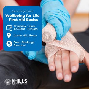 Wellbeing for Life First Aid Basics banner