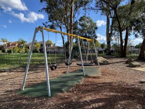 Brampton Drive Reserve swing set