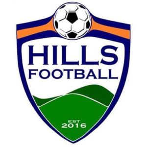 Hills Football logo during the Men's Premier League