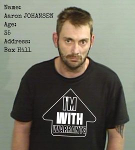 Hills Police Area Command Aaron Johansen