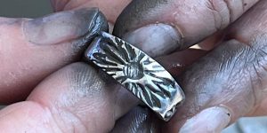 Jules Read ,making a silver ring