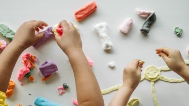 Kids playing Play-Doh from the Hawkesbury Police Area Command