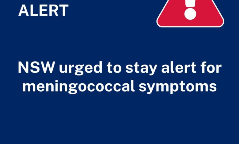 Nsw Health Issues Alert On Meningococcal Disease