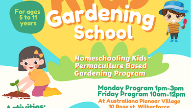 Permaculture Hawkesbury Kids Gardening School poster