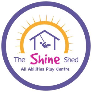 The Shine Shed logo and a winner at the Zero Barriers Business Excellence Award 2023