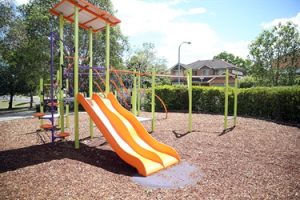 Clarke Reserve playground slide