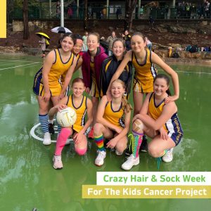 Hills District Netball Association Crazy Hair Sock Week