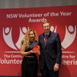 Mercedes Durante at the 2023 NSW Volunteer of the Year Awards