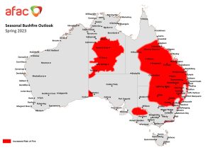 AFAC Season Bushfire Outlook Spring 2023