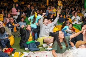 Matildas live site at Rouse Hill Town Centre