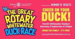 Win $5,000 at The Great Rotary Whitewater Duck Race Win $5,000 at The Great Rotary Whitewater Duck Race - Win $5,000 at The Great Rotary Whitewater Duck Race The Great Rotary Whitewater Duck Race Banner