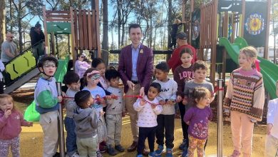 Ribbon-cutting ceremony at the Withers Road Reserve