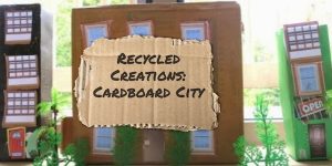Recycled creations at the Hawkesbury Central Library