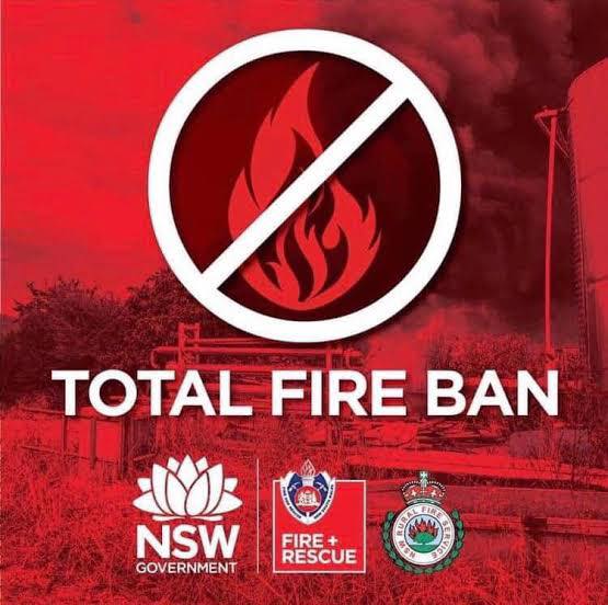 NSW RFS Total Fire Ban At Sydney Extended To 20 September