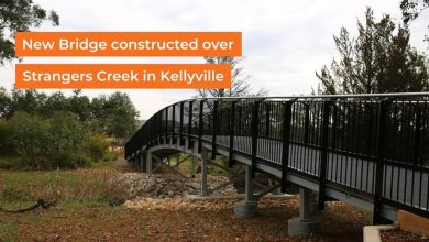New Bridge Over Strangers Creek in Kellyville