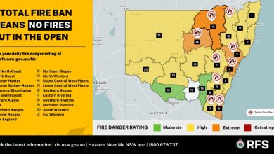 NSW RFS Total Fire Ban for 1 October 2023
