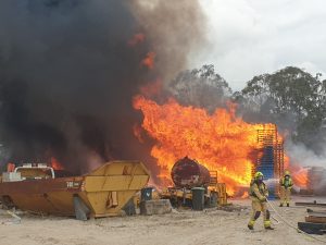 Rubbish Fire at Vineyard