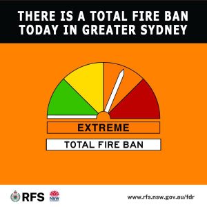Total Fire Ban Fire Danger Rating