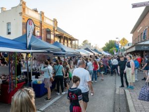 Light Up Windsor market stalls