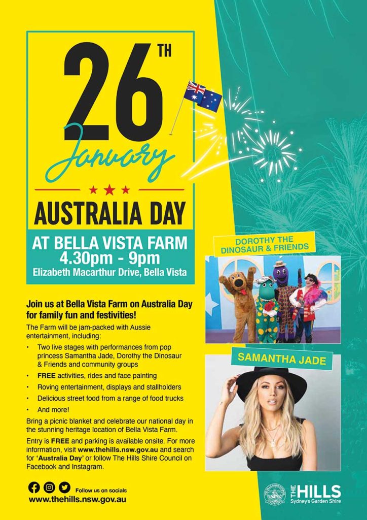 Australia Day 2024 Poster Australia Day 2024 At Bella Vista Farm