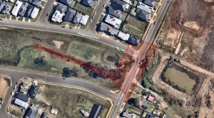 Terry Road culvert crossing Extent of works plan