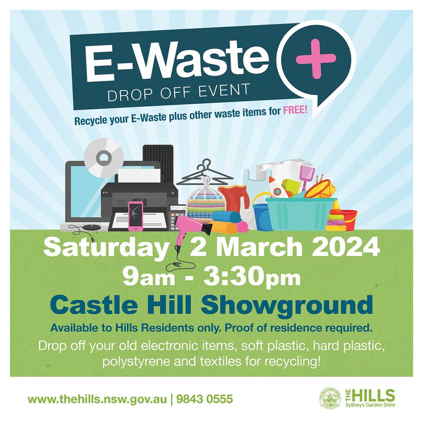 Hills Shire Council E-Waste Plus Event