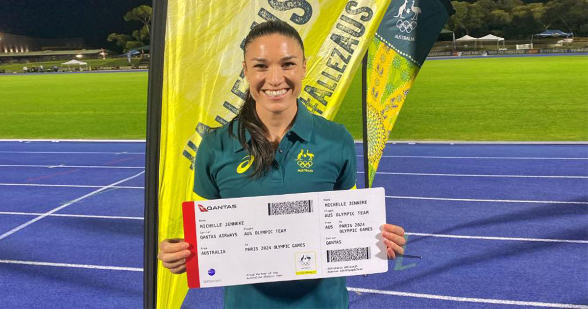 Classy Michelle Jenneke Books Paris Olympics Spot