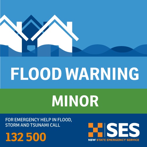 NSW SES Minor Flood Warning for Colo and Hawkesbury Rivers