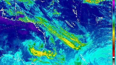 Bureau of Meteorology (BOM) Flood Watch False colour temperatures on 6 June 2024