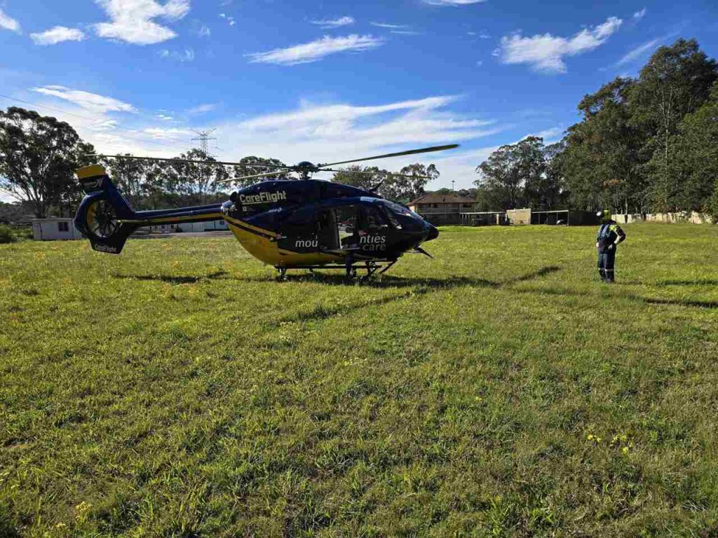 Mounties Care Careflight Rapid Response Helicopter