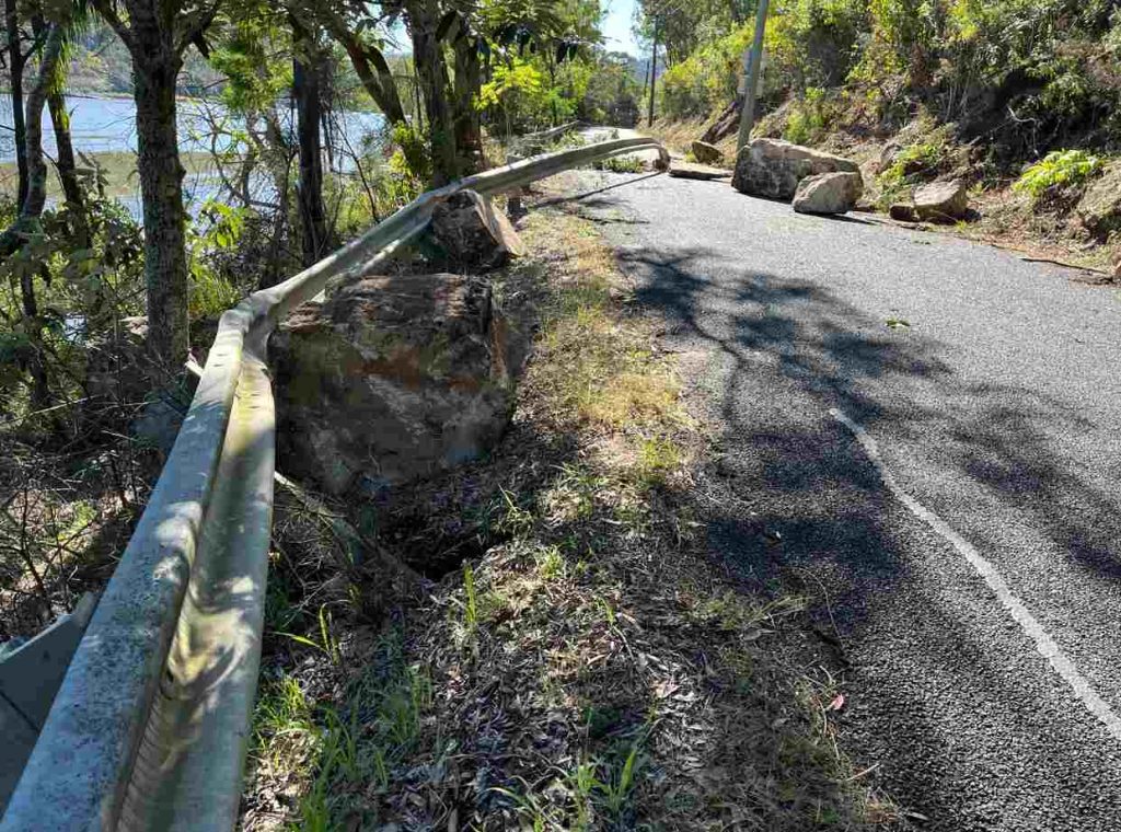 River road damage