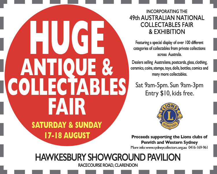The Sydney Collectables Fair & Exhibition