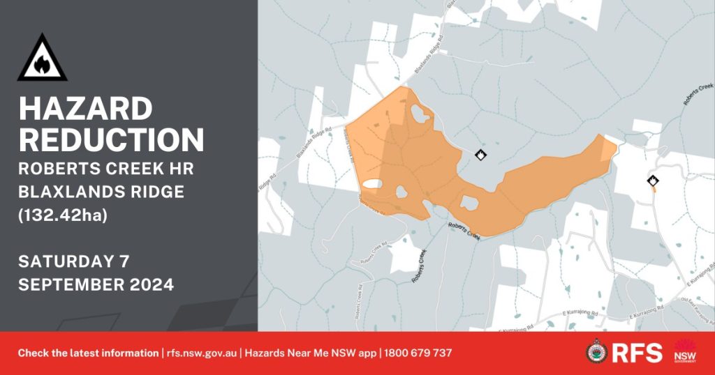 Hazard Reduction burn at Roberts Creek