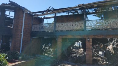 Fire Destroyed Home
