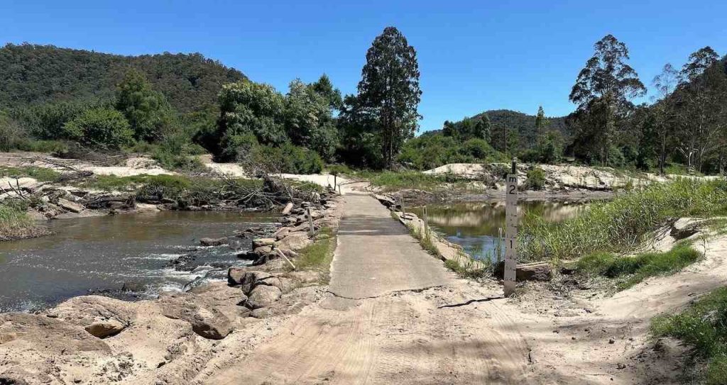 Damaged Gorricks Run Causeway