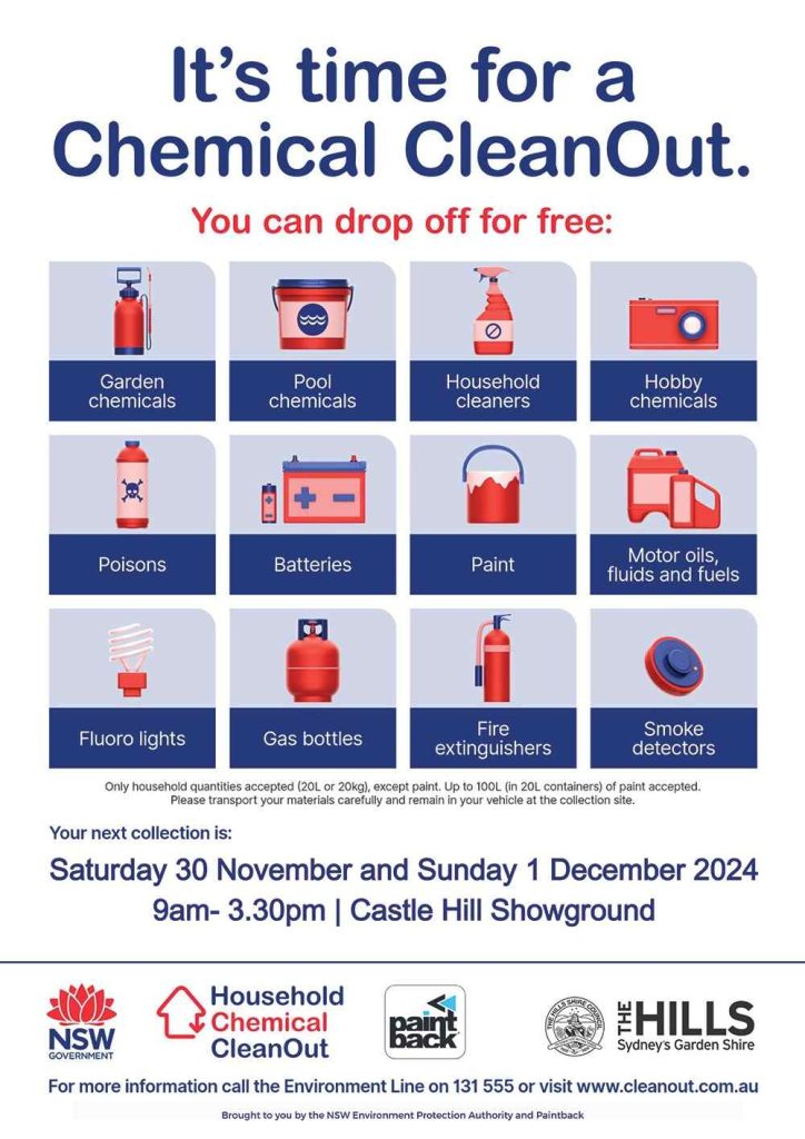 Chemical Cleanout 2024 poster