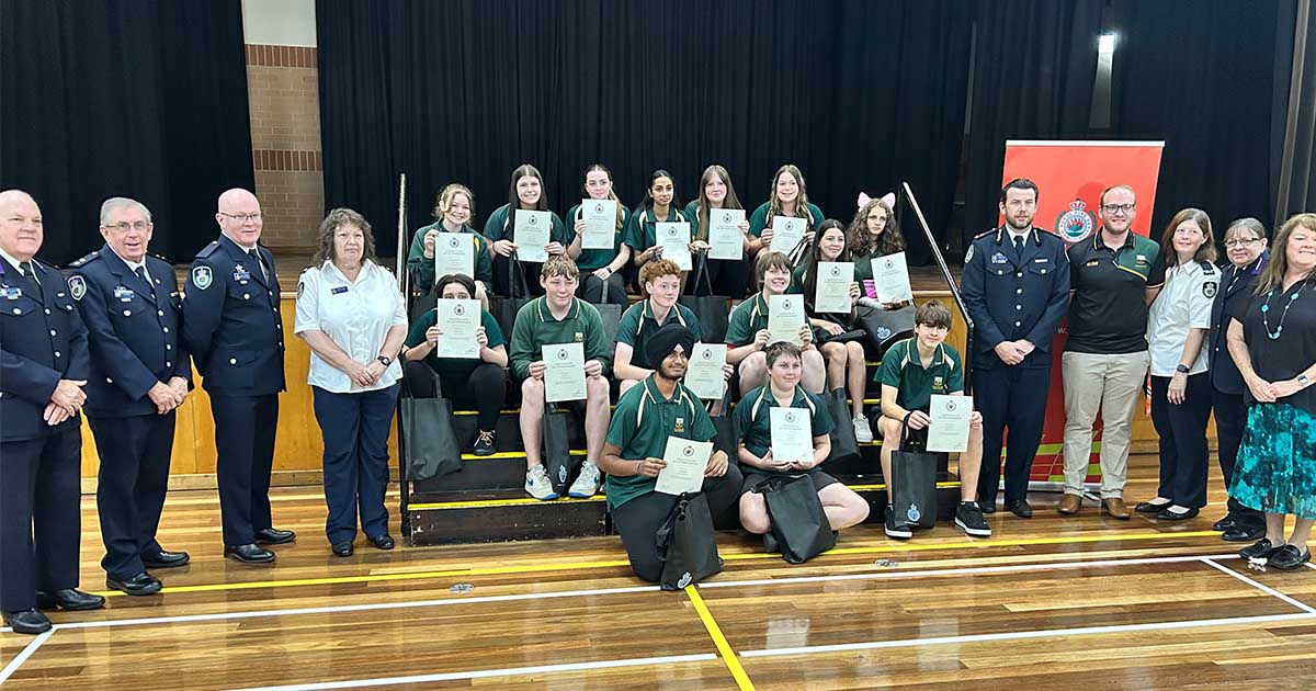 Windsor High School Students Complete Cadet Program