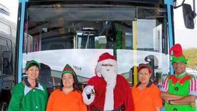 Busways Christmas Bus