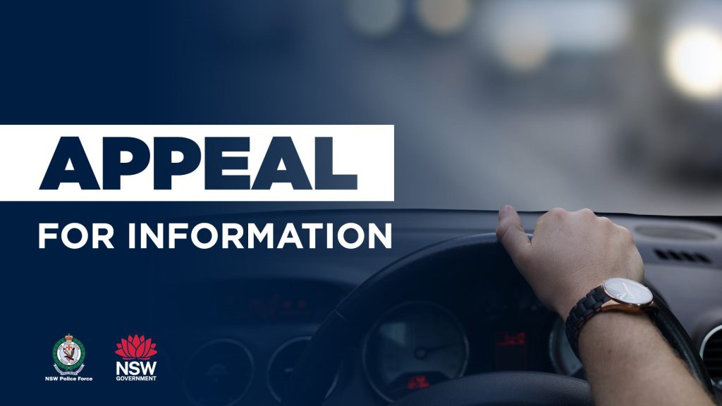 Appeal for Information Pennant Hills crash