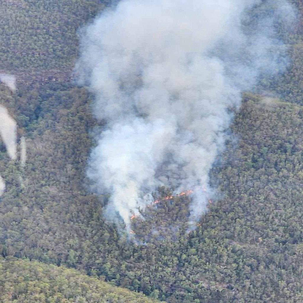 Bushfires at the Parr State Conservation Area