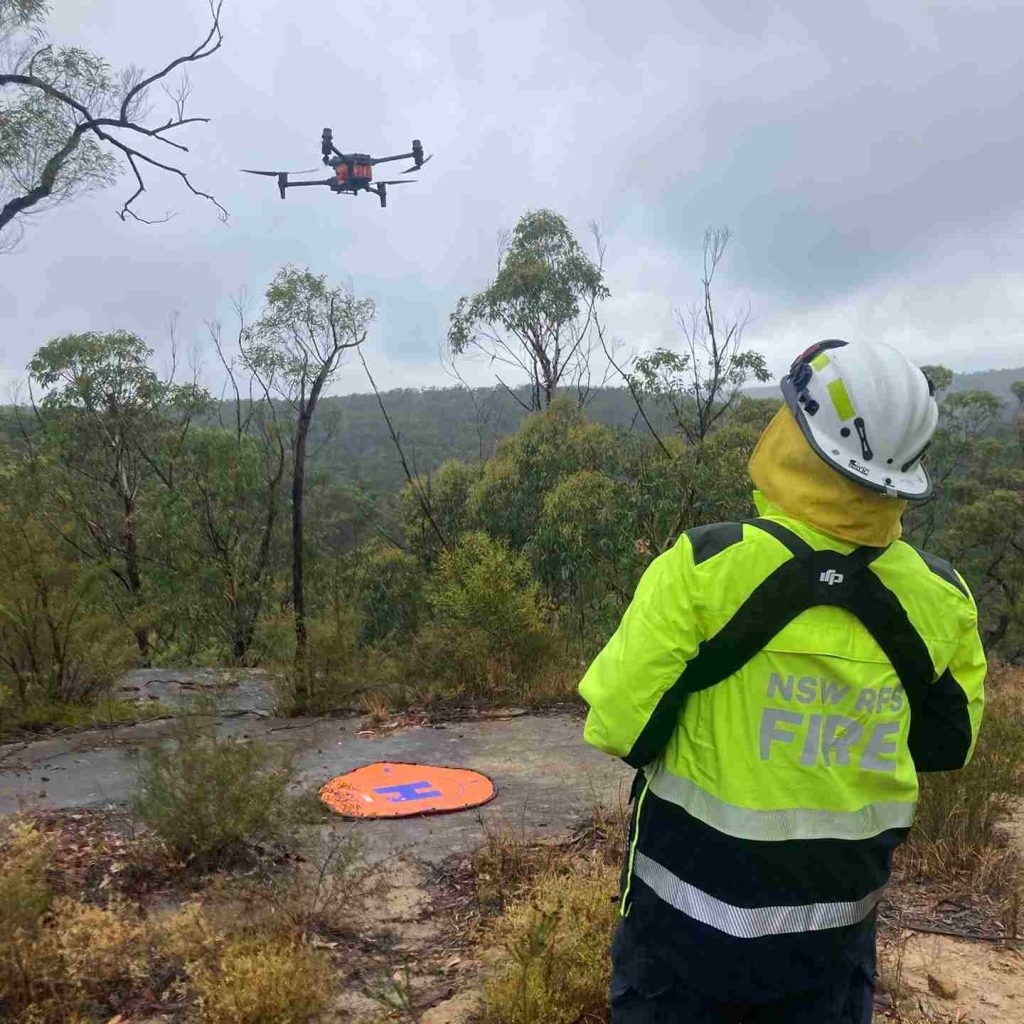 Remotely Piloted Aircraft System helping fight bushfires
