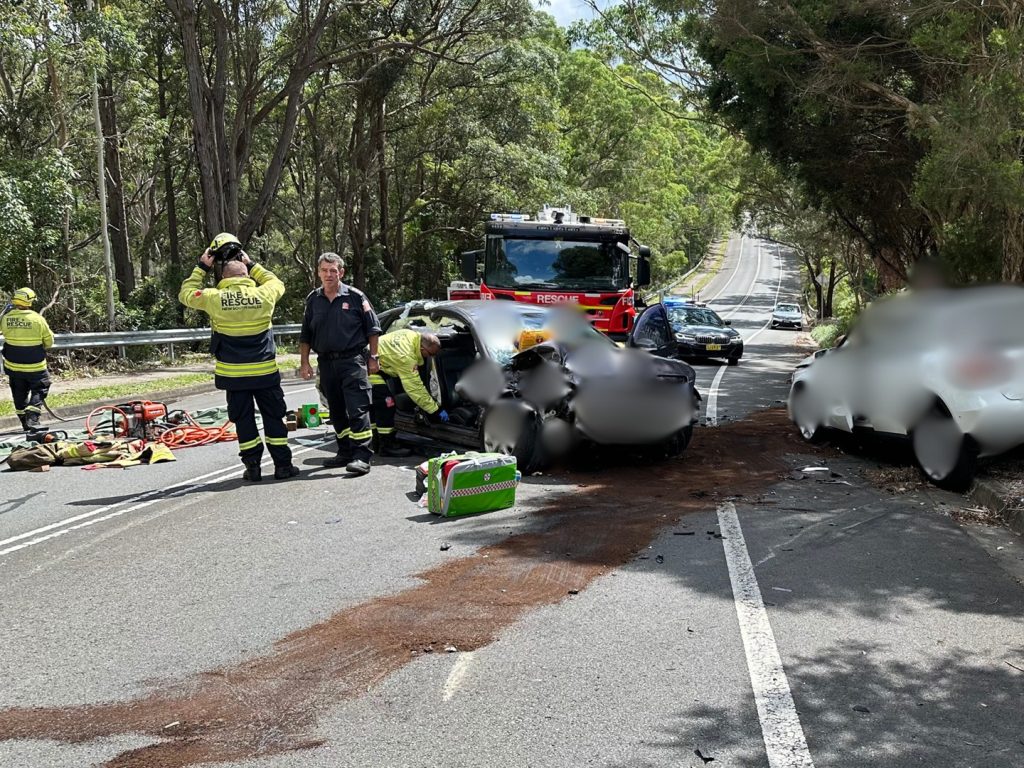 Collision at Gilbert Road, Castle Hill 