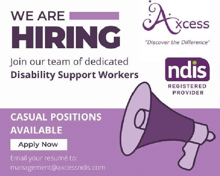 Casual Disability Support Workers Wanted!